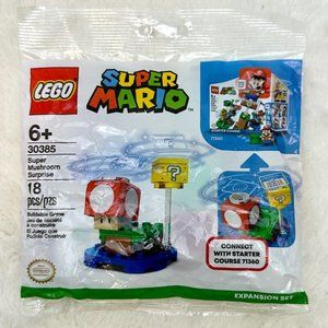 LEGO Super Mario Super Mushroom Surprise 18 Piece Set 30385 New Sealed